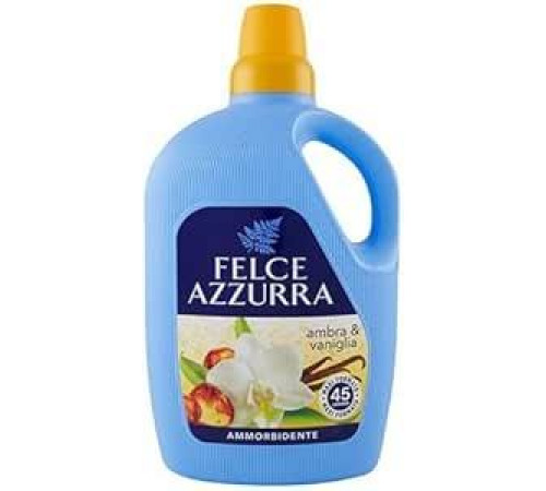 Felce Azzurra — Разбавленный кондиционер для белья «Янтарь и ваниль», обволакивающий аромат, мягкая одежда — максимальный размер, 45 стирок — 3000 мл