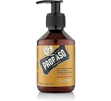 Proraso Beard Cleanser Wood and Spice 200 мл, очищающий шампунь для бороды для мужчин с очищающим действием для ухода за бородой, производство Италия