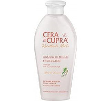 Cera di Cupra, Мицеллярная медовая вода, максимально деликатно очищает и удаляет макияж и загрязнения, очищает лицо, глаза и губы, производство Италия, дерматологически протестировано, 200 мл