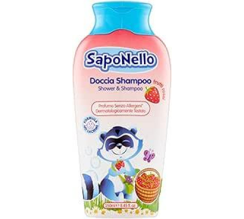 Saponello Шампунь для душа «Красный фрукт», 250 мл