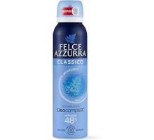 Felce Azzurra - Дезодорант для мужчин и женщин Классический спрей, инновационная мягкая формула против неприятных запахов для 48 часов длительной свежести - Дезодоранты экстрапарфюмированные без спирта, без пятен, 150 мл