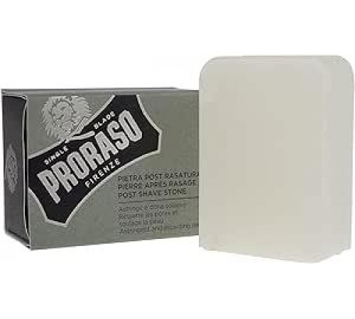 Proraso Камень после бритья 100 г Каменные квасцы Камень для ухода за бородой и бритья с вяжущим эффектом, производство Италия
