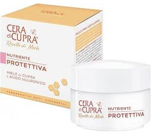 Cera di Cupra, Защитный питательный крем, защищает и дарит интенсивный комфорт даже самой сухой коже, идеально подходит для утра и вечера, производство Италия, дерматологически протестировано, 50 мл