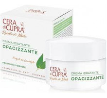 Cera di Cupra, Увлажняющий матирующий крем, свежий и легкий крем, обеспечивает необходимый уровень увлажнения кожи, производство Италия, дерматологически протестировано, банка 50 мл