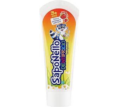Зубная паста SapoNello Red Fruit для детей от 3 лет и старше – 75 мл