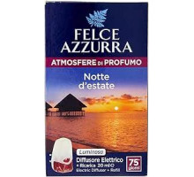 Felce Azzurra - Air of Home, освежитель воздуха, электрический диффузор, летние ночи, Pure Wellness - 20 мл
