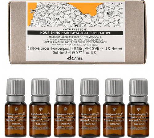 Davines NOURISHING Волосы Royal Jelly Suдляactive - Lozione cute - 6 x 8 ml