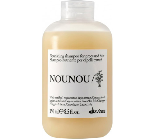 Davines NOUNOU Шампунь - Ristrutturante e nutriente волос secchi - 250 ml | для волос danneggiati, для волос secchi, для волос chimicamente trattati