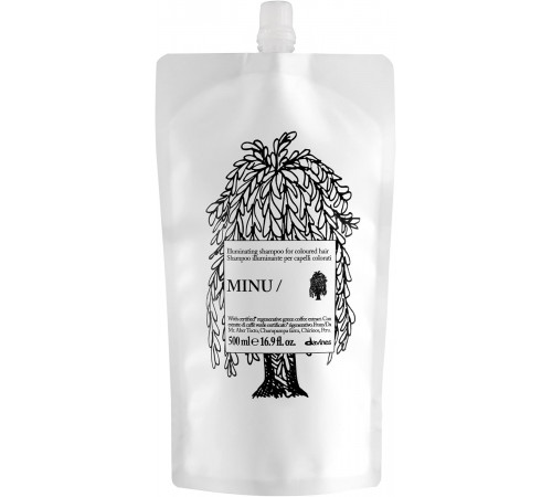 Davines MINU Шампунь Refill - Шампунь illuminante e protettivo - 500 ml