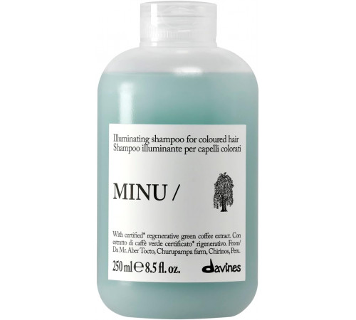 Davines MINU Шампунь - Шампунь illuminante e protettivo - 250 ml | Illuminante e protettivo, волос idratati, Morbidi e setosi