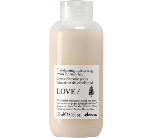Davines LOVE CURL Cleansing Cream - Крем кудрей modellante - 150 ml | Idratante, Idrata in profondità