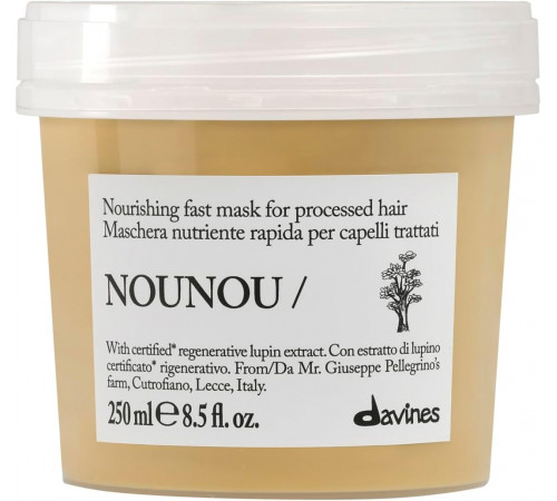 Davines NOUNOU Волосы Маска - Маска riparatrice волос fragili - 250 ml
