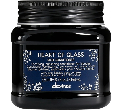Davines Heart of Glass Rich Кондиционер - Bilancia i riflessi - 250 ml