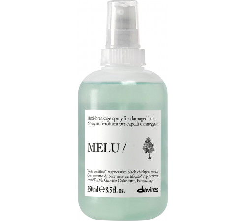 Davines MELU Спрей - Спрей leggero anti-rottura для волос lunghi - 250 ml | Спрей Leggero, Termoprotettore