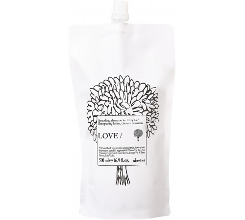 Davines LOVE Smoothing Шампунь Refill - Ricarica Шампунь lisciante - 500 ml