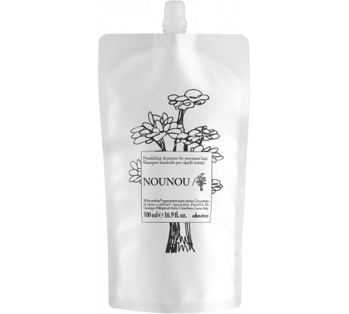 Davines NOUNOU Шампунь Refill - Ricarica Шампунь волос danneggiati - 500 ml