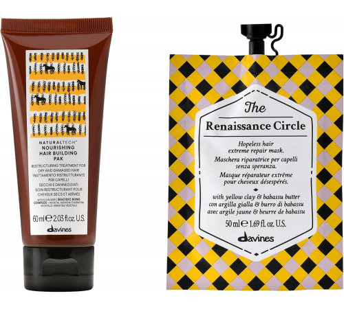 Davines Волосы Building Pak 60 ml + The Renaissance Circle 50 ml