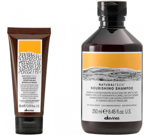 Davines NOURISHING Duo – Шампунь + Vegetarian Miracle Кондиционер