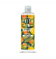 Очищающий кондиционер Faith in Nature с грейпфрутом и апельсином специально разработан для жирных волос и кожи головы