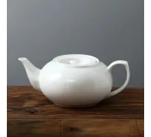 Белый фарфоровый чайник - Восточный