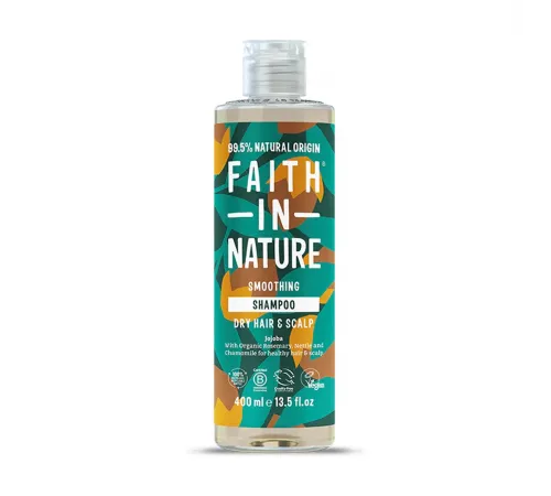Шампунь Faith in Nature Jojoba Taming специально разработан для сухих волос и кожи головы