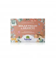 Valverbe BIO Relax — органический чай с липой и апельсином для расслабления, 20 пакетиков