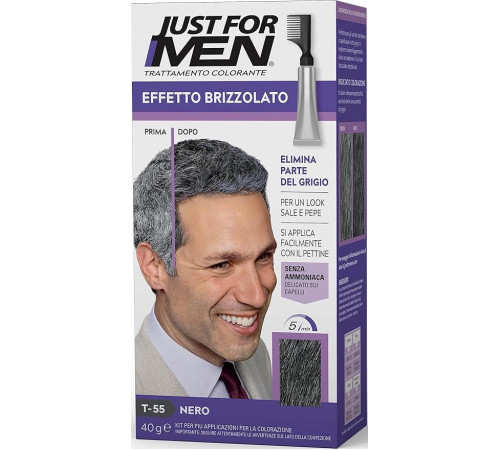 Just For Men Краска для волос Touch Of Gray Black (с проседью)